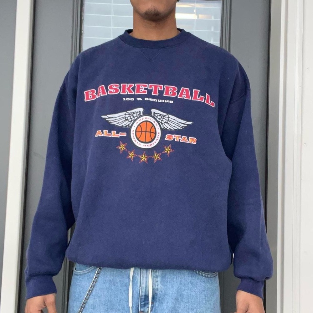 Vintage Y2K/ 90s 2000s  American Eagle Basketball Crewneck